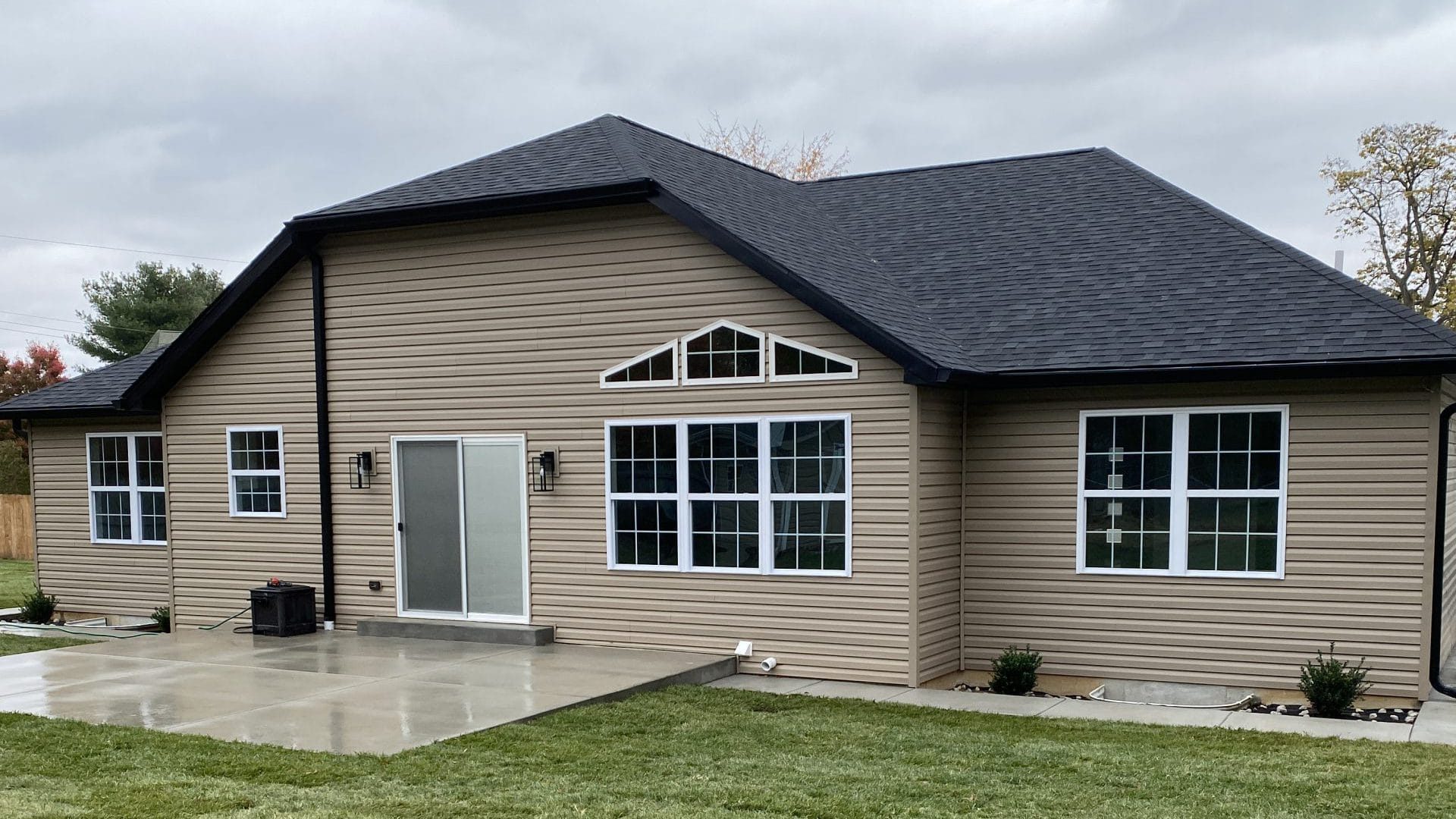 Completed picture of a residential build from the ground up by Multi Construction Services.