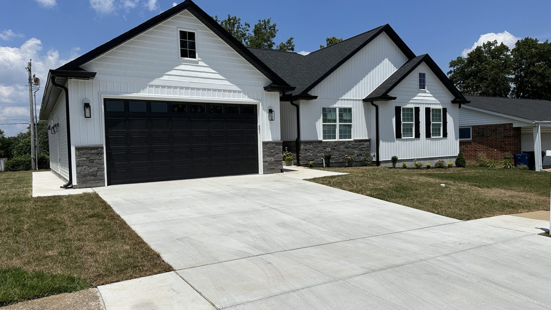 Completed picture of a residential build from the ground up by Multi Construction Services.