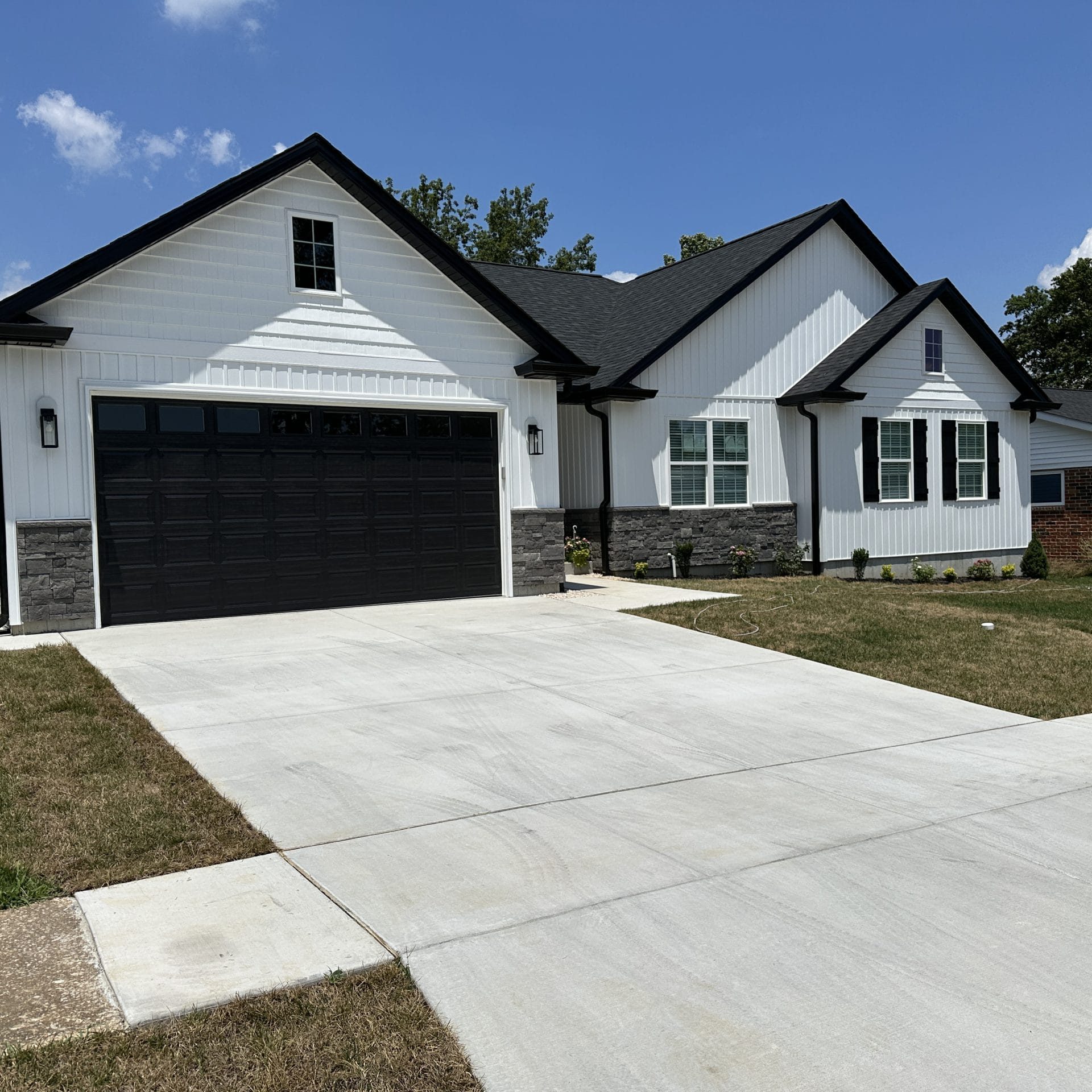 Completed picture of a residential build from the ground up by Multi Construction Services.